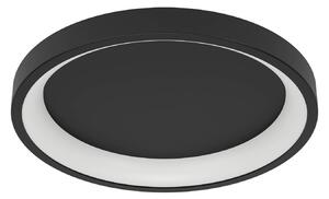 EGLO connect Plafoniera smart Loretello-Z, dimmerabile, Nero, Soggiorno / Sala da pranzo, Metallo, Moderno