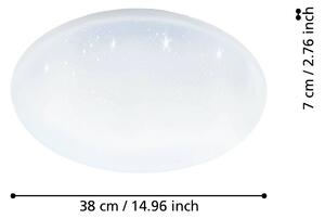 EGLO connect Plafoniera Totari-Z, dimmerabile, Bianco / Opale, Soggiorno / Sala da pranzo, Plastica, Moderno, Plafoniera