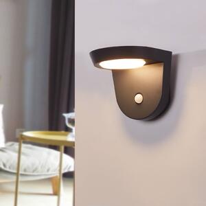 Lindby Jasiah applique LED solare 16 cm sensore