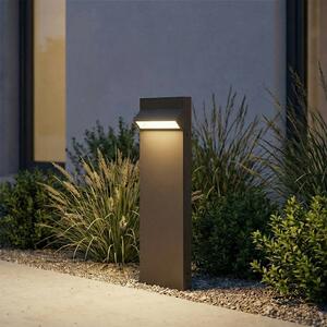 Lampioncino da giardino Vonar Arcchio, Alluminio / Grigio / Zincato, Alluminio, Moderno, Lampada LED da esterni