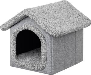 Cuccia per cani Cuccia per gatti Grotta per cani Casa per gatti Grotta Cuscino per cani Cuscino per gatti Cuccia per animali domestici Indoor, dimensioni 3: 46x52x53 cm, grigio
