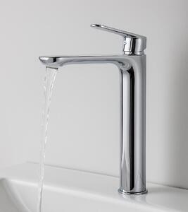 Rubinetto per lavabo Shelby XL - Cromo - Comando singolo