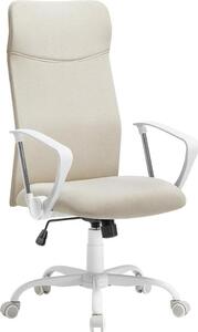 Sedia da ufficio DINA, max. 120 kg, beige/bianco