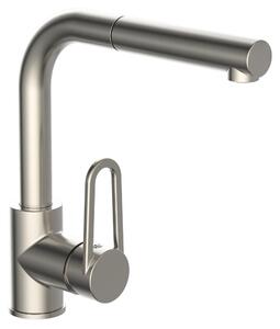 SCHÜTTE Rubinetto per lavello DESIGN RING, rubinetto da cucina sostenibile in acciaio inox