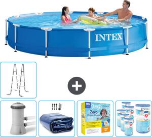 Piscina fuori terra a struttura - 366x76 cm - 6 pezzi - Modello SCB27