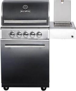 All'Grill Modular-Top-Line-All'Grill Chef M Basic Module Black-Line - Grill a gas interamente in acciaio inox da 17,2 kW a 3 fuochi