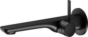 Miscelatore monocomando per lavabo Keuco con comando laterale, nero opaco, 1 pz