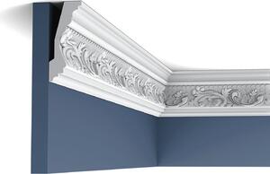 Orac Decor C201 Luxxus Modanatura d'angolo di alta qualità Modanatura decorativa Modanatura per stucchi Modanatura per profili Decorazione per stucchi Modanatura per soffitti e pareti | 2 metri