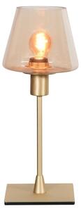 Steinhauer - lampada da tavolo - Ancilla - ottone - vetro metallo - Ø 14cm - E14 - 3102ME