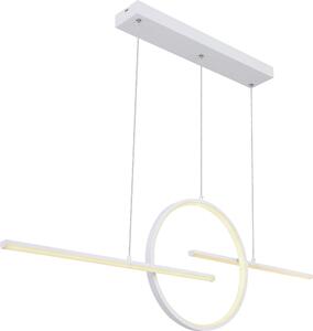 Globo Lighting lampada a sospensione in metallo bianco, LED