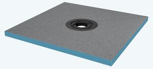 Doporro Piatto Doccia Pronto da Piastrellare in Estruso Rigida Polistirene Tagliabile per Bagno Dimensione 90x90x4 cm