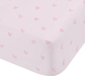 Lenzuolo con angoli per bambini rosa in microfibra per letto singolo/per materassi alti 90x190 cm Soft as a Cloud – Catherine Lansfield