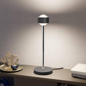 Top Light Puk! 80 Eye Table LED, lenti satinate, nero/cromo