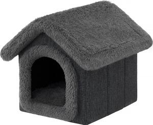 Cuccia per cani Cuccia per gatti Grotta per cani Casa per gatti Grotta Cuscino per cani Cuscino per gatti Cuccia per animali domestici Indoor, Dimensione 5: 60x70x63 cm, Nero SHAGGY