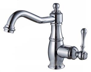 Miscelatore per lavabo VEILA KRAN retro argento cromo LAUFERI