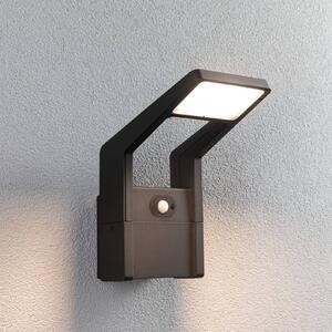 Paulmann Applique da esterno a LED Juntea, alluminio, antracite, sensore