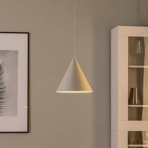 TK Lighting Lampada a sospensione CONO, luce singola, Ø 25 cm, beige