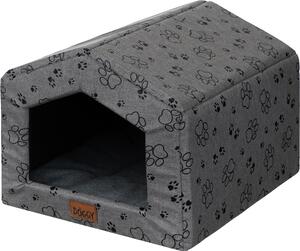 Cuccia per cani da interno con cuscino -55x59 cm- Morbida cuccia per cani in tessuto Oxford, idrorepellente, leggera e compatta | Doggy