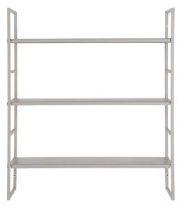 Scaffale grigio chiaro in metallo con ripiani 48 cm Beja - House Nordic