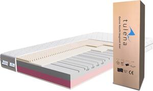 TULENA NOX materasso in schiuma 160x190 cm, double face H2+H3 Comfort Plus, altezza 20 cm, rivestimento antibatterico sfoderabile, confortevole e durevole