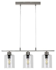 Rabalux 3580 Lampada a sospensione 3 spot Miroslaw, E27, argento, moderna