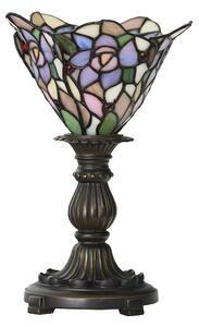 Lampada da tavolo Tiffany Clayre & Eef Ø 20x30 cm Vetro rosa violetto