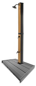 Doccia solare da giardino da 40L con pedana - Surya Gold & Dasar