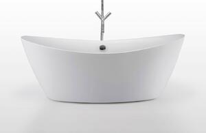 Vasca da bagno freestanding 172 x 72cm con rubinetto a colonna – Wanda