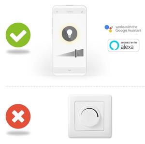 Nedis WIFILOFC20FBK-LED Proiettore LED RGBW SmartLife/20W/230V Wi-Fi IP65