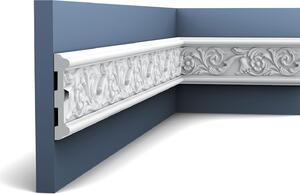 Orac Decor P7020 Luxxus modanatura murale resistente agli urti modanatura decorativa modanatura fregio stucco profilo decorativo fiori foglie ornamento | 2 metri