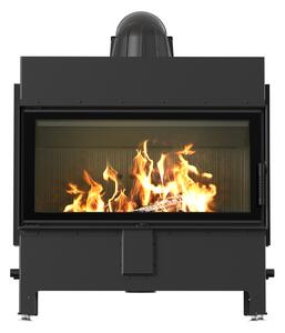 Inserto camino in acciaio KRATKI LUCY 16 kW Ø 200 rivestimento nero