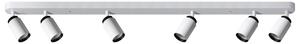 Faretto da soffitto a sei luci MALGA 6 DUO IP20 6×GU10 220–240 V bianco-nero