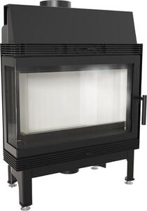 Inserto camino in acciaio KRATKI BLANKA sinistro 11 kW Ø 180
