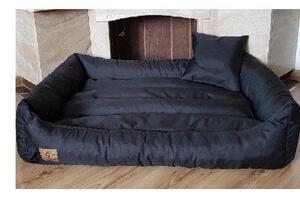 Letto per cani XXL in Pelle finta nera - cuscino per cani divano per cani letto per gatti cesto per cani - impermeabile