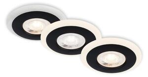 Briloner 7039-035 - SET 3x Lampada LED da incasso per bagni LED/5W/230V IP44