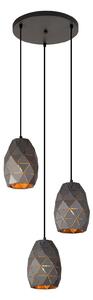 Italux Harley lampadario moderno in grafite MDM-3480/3A GR+GD