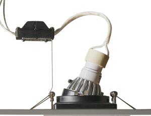 Faretto da incasso acciaio incl lampadina smart GU10 - CARREE