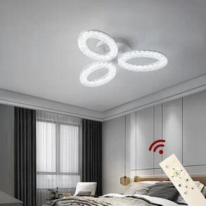 Lampada a soffitto LED XT-3, 51 cm. Lampada a soffitto, luce regolabile con telecomando. Possibilità di regolare il colore e l'intensità della luce, dimmerabile. Lampada a LED per soggiorno, lampada a soffitto