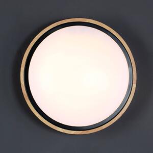 Eco-Light Plafoniera Solstar LED con decoro in legno Ø 30,7 cm