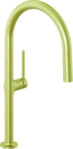 Kludi REEF, miscelatore monocomando per lavello, doccetta estraibile, Brushed Gold, 1 pz