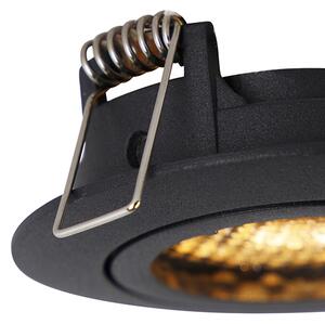 Faretto da incasso nero orientabile incl lampadine smart GU10 - UDE HONEY