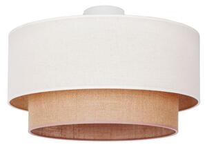 Duolla - Plafoniera BOHO 1xE27/15W/230V diametro 45 cm beige/marrone