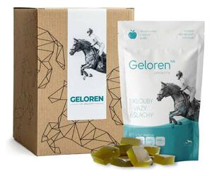 Geloren HA 1350 g (90 compresse), integratore alimentare a base di acido ialuronico per cavalli, per la salute delle articolazioni e il benessere generale