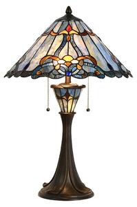 Lampada da tavolo Tiffany Clayre & Eef Ø 40x61 cm Vetro blu