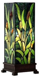 Lampada da tavolo Tiffany Clayre & Eef 18x18x45 cm in vetro verde