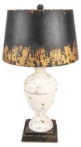 Lampada da tavolo Clayre & Eef Ø 36x65 cm Beige Nero Legno