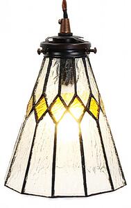 Clayre & Eef lampada a sospensione Tiffany Ø 15x115 cm Vetro trasparente