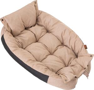 Letto per cani 2in1 "Twice" -95x63cm- Divano e materasso multifunzionale, pieghevole, impermeabile, antiscivolo, per cani e gatti | PillowPrim