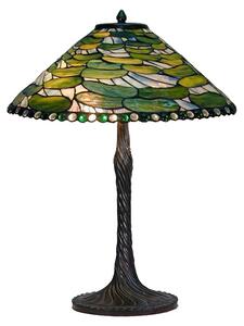 Lampada da tavolo Tiffany Clayre & Eef Ø 51x75 cm vetro verde