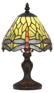 Lampada da tavolo Tiffany Clayre & Eef Ø 18x30 cm Libellula in vetro verde